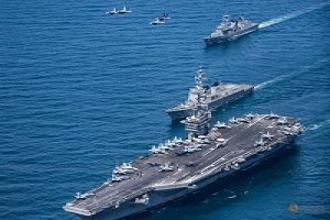 1st Naval Drills In Western Pacific