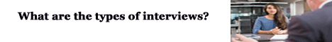 what are the types of interviews