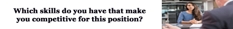 which skills do you have that make you competitive for this position