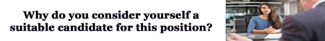 why do you consider yourself a suitable candidate for this position?