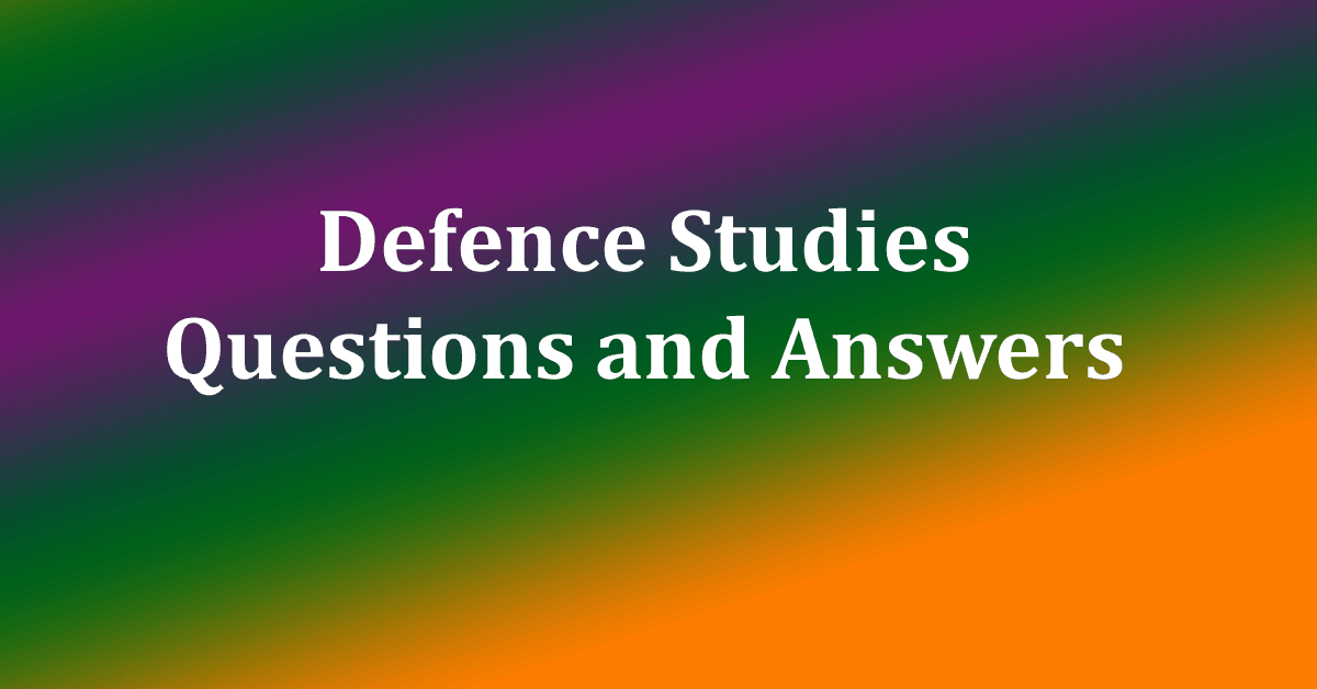 Defence studies