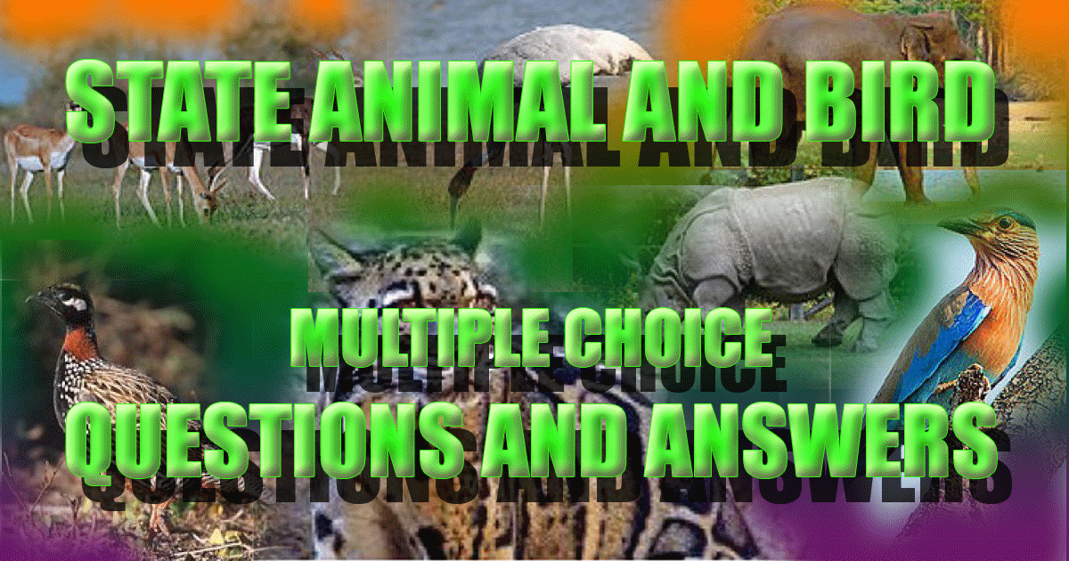 What is the state animal of Bihar ? | Gkseries MCQs