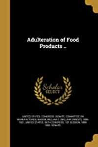 food adulteration book