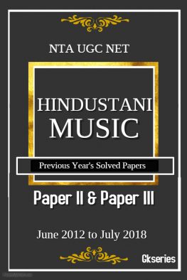 nta ugc net hindustani music previous years solved papers