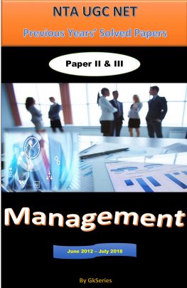NTA UGC NET PREVIOUS YEARS SOLVED PAPERS MANAGEMENT