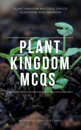 Plant Kingdom mcqs pdf ebook